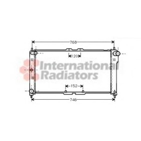 Achetez des Radiateur du moteur VAN WEZEL 27002075 à prix pour 384,98 €