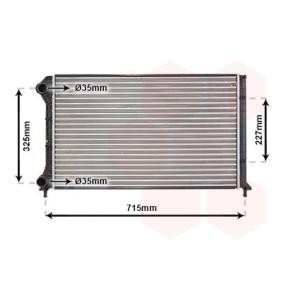 Achetez des Radiateur du moteur VAN WEZEL 17002262 à prix pour 81,48 €