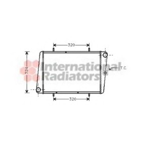 Achetez des Radiateur du moteur VAN WEZEL 02002023 à prix pour 267,51 €