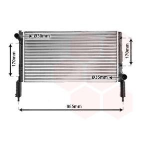 Achetez des Radiateur du moteur VAN WEZEL 17002263 à prix pour 140,85 €