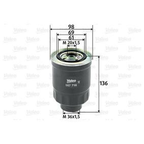 Comprar Filtro combustible de VALEO 587716 a bajo precio de 16,05 €