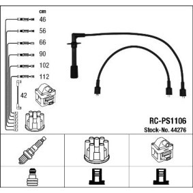 Compre Jogo de cabos de ignição da NGK 44276 a um preço baixo por 131,79 €