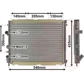 Kjøp Radiator, motorkjøling av VAN WEZEL 43002267 til den lave prisen 1771,33 NOK