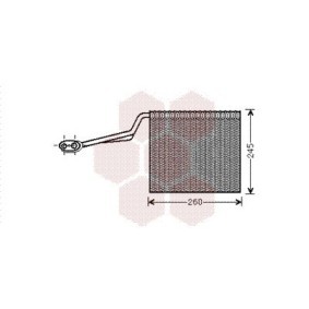 Verdampfer, Klimaanlage von VAN WEZEL