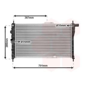 Achetez des Radiateur du moteur VAN WEZEL 81002004 à prix pour 108,06 €