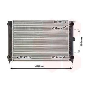 Kjøp Radiator, motorkjøling av VAN WEZEL 58002047 til den lave prisen 1078,48 NOK