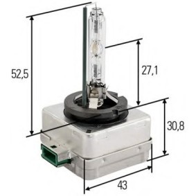 Xenon-Brenner von HELLA 8GS 009 028-201