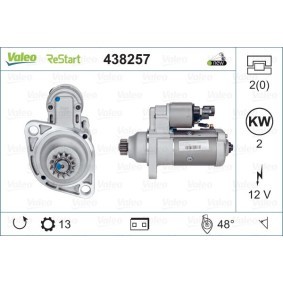 Köp Startmotor av VALEO 438257 till det låga priset 10806,63 kr
