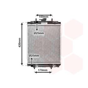 Kjøp Radiator, motorkjøling av VAN WEZEL 11002047 til den lave prisen 1750,84 NOK