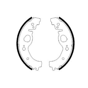 Achetez des Jeu de mâchoires de frein BOSCH 0 986 487 519 à prix pour 63,68 €