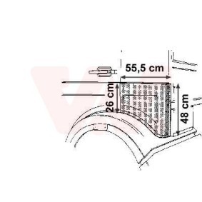 Osta Kylkipaneeli VAN WEZEL:llä 3061133 edullisesti hintaan 51,32 €