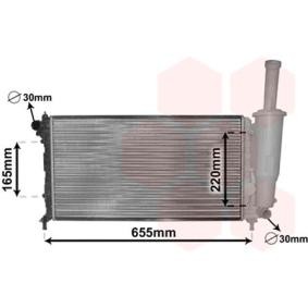 Achetez des Radiateur du moteur VAN WEZEL 17002218 à prix pour 123,83 €