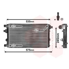 Achetez des Radiateur du moteur VAN WEZEL 17002239 à prix pour 56,96 €