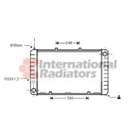 Achetez des Radiateur du moteur VAN WEZEL 74002013 à prix pour 558,47 €