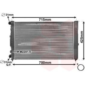 Acquista Radiatore motore da VAN WEZEL 03002105 a buon mercato per soli 111,44 €
