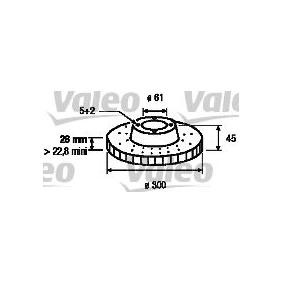 Bremsscheibe 197081 von VALEO günstig für 83,14 € online kaufen