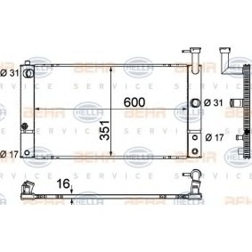 Kühler, Motorkühlung 8MK 376 790-011
