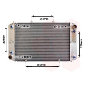 Achetez des Radiateur du moteur VAN WEZEL 74002011 à prix pour 1024,05 €