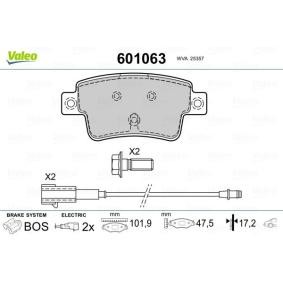 Comprar Juego de pastillas de freno de VALEO 601063 a bajo precio de 32,60 €
