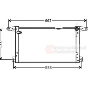 Achetez des Condenseur, climatisation VAN WEZEL 17005154 à prix pour 337,57 €