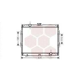 Kühler, Motorkühlung 82002108 MITSUBISHI GALLOPER von VAN WEZEL