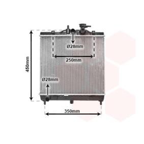 Kjøp Radiator, motorkjøling av VAN WEZEL 83002063 til den lave prisen 984,35 NOK