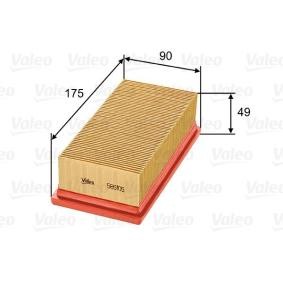 Kjøp Luftfilter av VALEO 585105 til den lave prisen 189,02 NOK