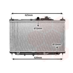 Achetez des Radiateur du moteur VAN WEZEL 25002017 à prix pour 131,71 €