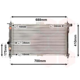 Achetez des Radiateur du moteur VAN WEZEL 81002015 à prix pour 125,11 €