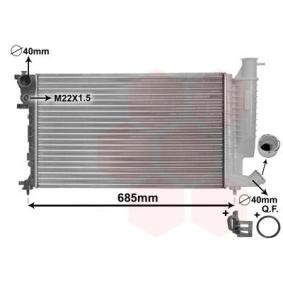 Achetez des Radiateur du moteur VAN WEZEL 09002155 à prix pour 130,69 €