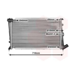 Achetez des Radiateur du moteur VAN WEZEL 09002010 à prix pour 252,48 €