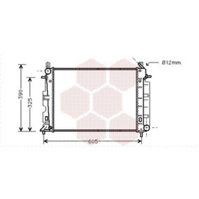 Kjøp Radiator, motorkjøling av VAN WEZEL 47002025 til den lave prisen 1807,50 NOK