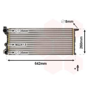 Acquista Radiatore motore da VAN WEZEL 17002074 a buon mercato per soli 62,53 €