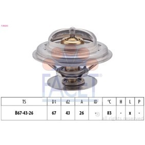 Achetez des Thermostat d'eau FACET 7.8587 à prix pour 45,99 €