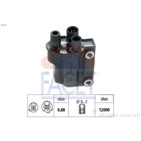 Achetez des Bobine d'allumage FACET 9.6111 à prix pour 51,26 €