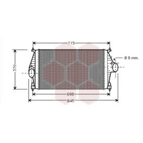 Köp Intercooler av VAN WEZEL 09004130 till det låga priset 4247,40 kr