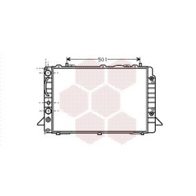 Kjøp Radiator, motorkjøling av VAN WEZEL 03002093 til den lave prisen 6209,71 NOK