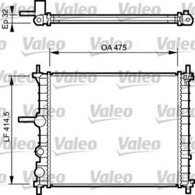 Achetez des Radiateur du moteur VALEO 734222 à prix pour 346,53 €