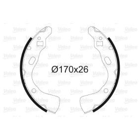 Comprar Juego de zapatas de frenos de VALEO 562623 a bajo precio de 33,11 €