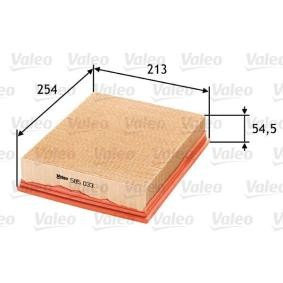 Köp Luftfilter av VALEO 585033 till det låga priset 124,66 kr