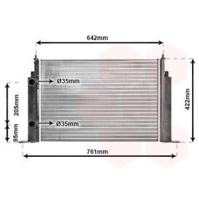 Kjøp Radiator, motorkjøling av VAN WEZEL 17002244 til den lave prisen 2124,26 NOK