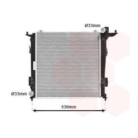 Kjøp Radiator, motorkjøling av VAN WEZEL 82002207 til den lave prisen 1988,52 NOK