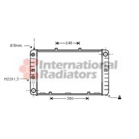 Kjøp Radiator, motorkjøling av VAN WEZEL 74002002 til den lave prisen 18435,43 NOK