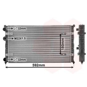 Achetez des Radiateur du moteur VAN WEZEL 49002023 à prix pour 83,69 €