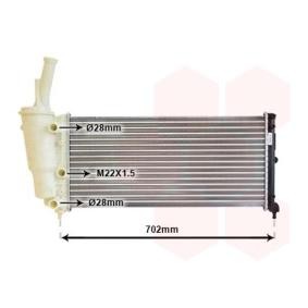 Achetez des Radiateur du moteur VAN WEZEL 17002200 à prix pour 133,02 €