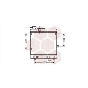 Acquista Radiatore motore da VAN WEZEL 17002028 a buon mercato per soli 76,35 €