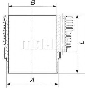 Köp Cylinderfoder av MAHLE ORIGINAL 503WR26 till det låga priset 3281,35 kr