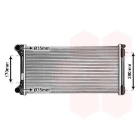 Achetez des Radiateur du moteur VAN WEZEL 17002210 à prix pour 104,61 €