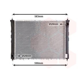Achetez des Radiateur du moteur VAN WEZEL 02002068 à prix pour 132,52 €