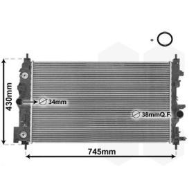 Achetez des Radiateur du moteur VAN WEZEL 37002546 à prix pour 197,92 €